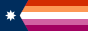 Minnesota and Lesbian flags combined